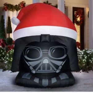 Star Wars 8ft inflatable Darth Vader Santa. NWT